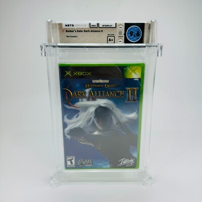 Baldurs Gate: Dark Alliance II 2 - XBOX Microsoft, 2004 New Sealed WATA 9.6 A+