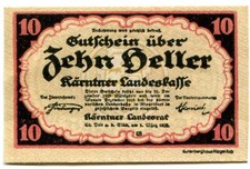 10 HELLER 1920 città CARINZIA
