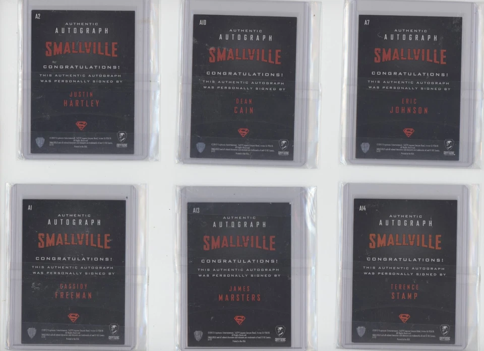 CASSIDY FREEMAN SMALLVILLE 7-10 CRYPTOZOIC AUTO AUTOGRAPH TESS MERCER SP - Image 2 of 2