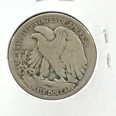 1918-D Walking Liberty Silver Half Dollar E9142 | eBay