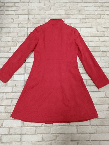 Abrigo rojo claro Desigual con relieve talla 36 - Imagen 8 de 15