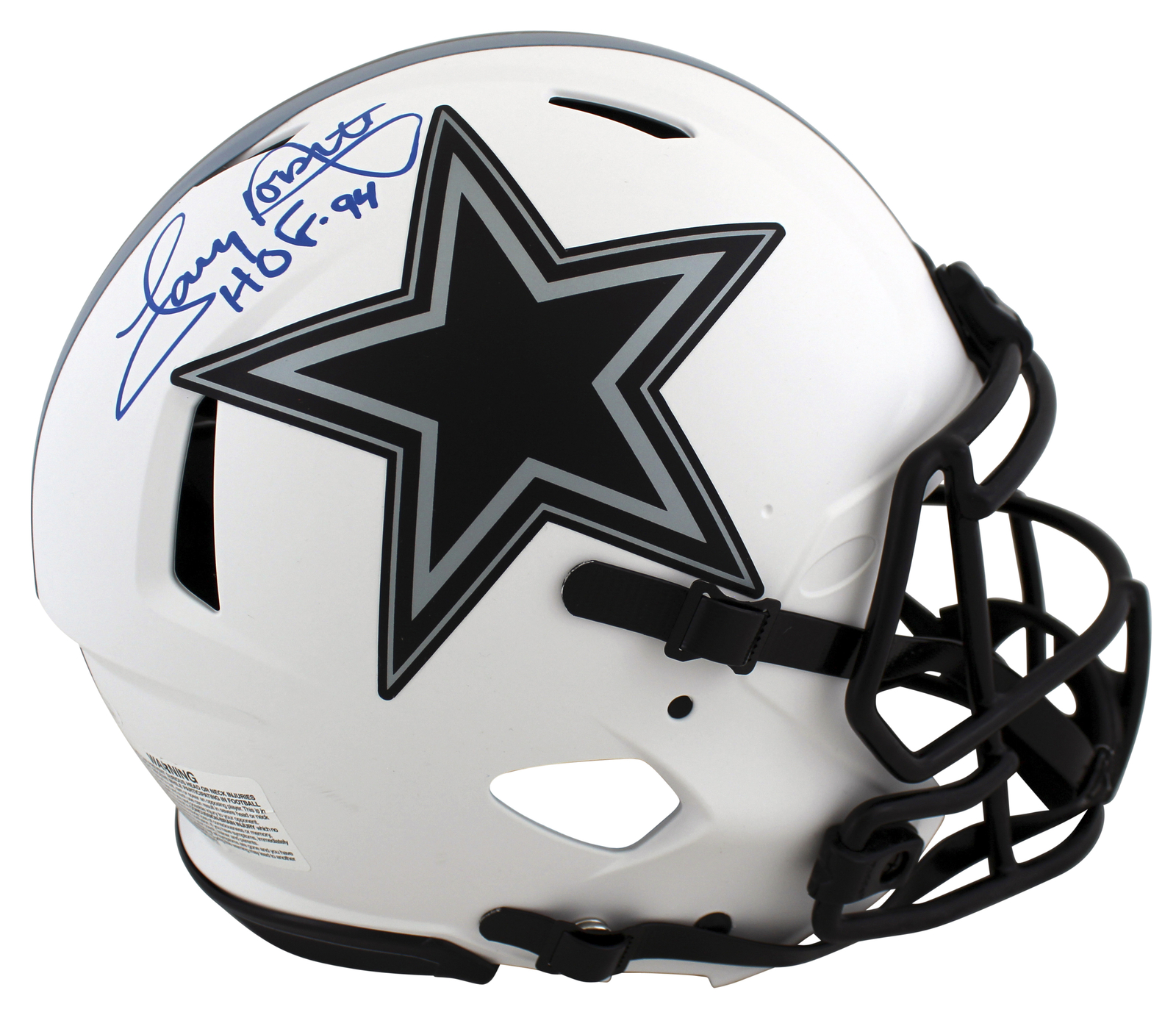 Tony Dorsett Autographed Signed Cowboys "HOF 94" Lunar Full Size Speed Proline Helmet JSA W 