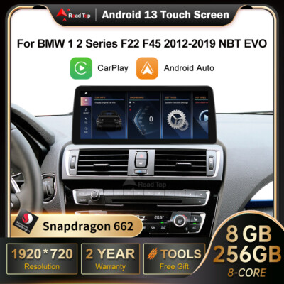 Für BMW NBT EVO F22 F45 Autoradio DAB+ 4G Android 13 8+256GB Carplay GPS Navi