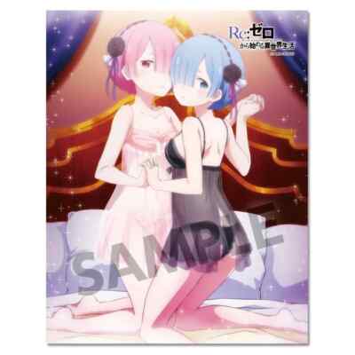 Re:Zero Rem & Ram Camisole B2 Tapestry Wall Scroll Poster Anime Official Japan