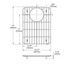 Elkay sink Grid, Stainless Steel