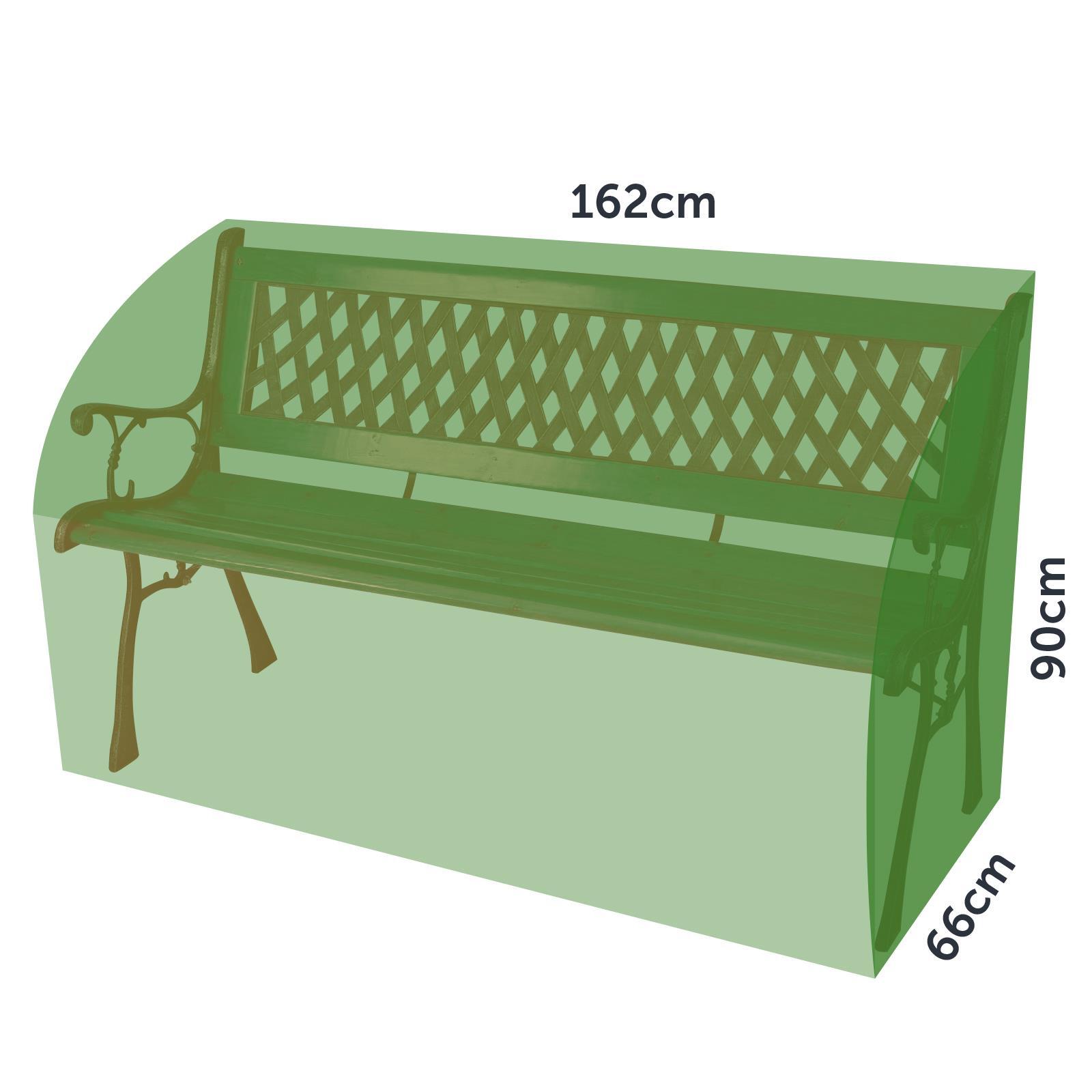 3 Seater Garden Cover Bench Seat Rain Cover Waterproof Garden Bench