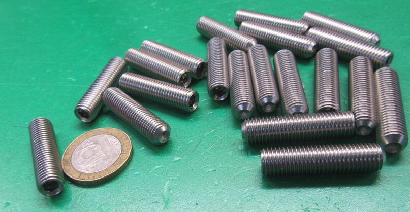 Steel Square-Head Cup-Point Set Screw 1/4″-20 Thread, 3/8″ Long per Steel Square-Head Cup-Point Set Screw 1/4″-20 Thread, 3/8″ Long per