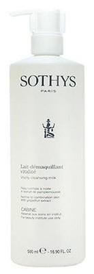 Sothys Vitality Cleansing Milk Normal/combination Skin 500ml(16.9oz) Brand New