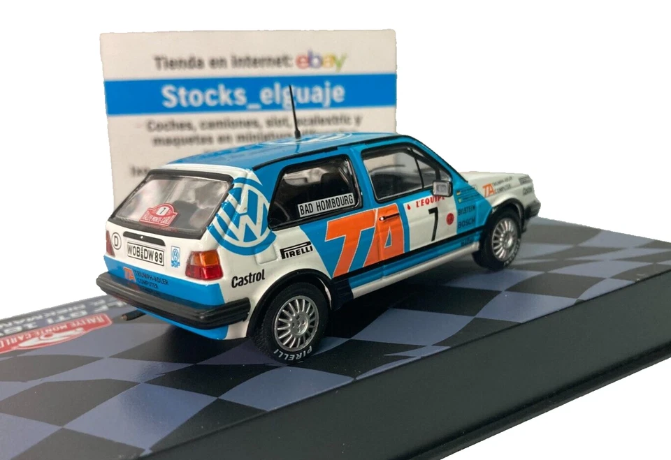 IXO ALTAYA 1/43 VOLKSWAGEN GOLF GTI 16V ERIKSSON DIEKMANN RALLYE MONTECARLO 1987 - Imagen 2 de 4