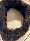 Real Fur Snood Neck Circle Black  Lined in Cashmere ABTUC — photo 1