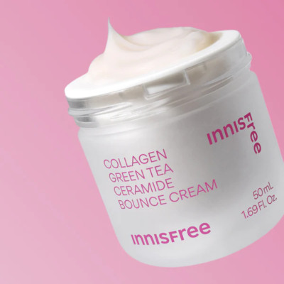 Innisfree Collagen Green Tea Ceramide Bounce Cream