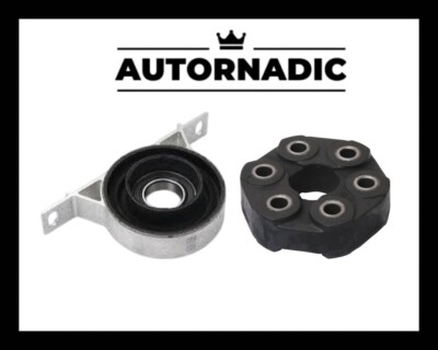 DRIVE SHAFT FLEX JOINT & CENTER SUPPORT BEARING FOR 2001-2005 BMW 325i 325Ci