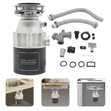 Home Kitchen Food Waste Disposer Sink Drain Garbage Disposals Crusher 560W