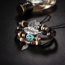 Egyptian  Amulet Wealth Charm Bracelet NO 49