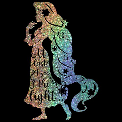 7" RAPUNZEL QUOTE v2 Vinyl Decal Sticker Car Window Laptop Disney Tangled Light - Picture 24 of 31