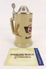 Vintage 2003 Anheuser-Busch Retro Logo Lidded Stein 1936