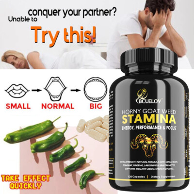 Horny Goat Gras Extrakt -120 Kapseln - Testosteron-Booster