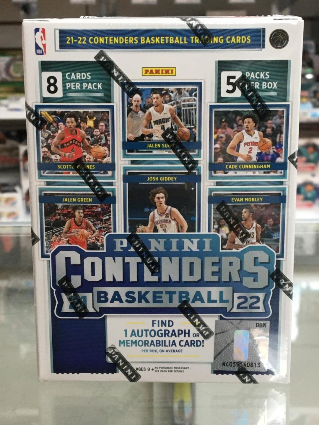 202122 Contenders NBA Basketball Blaster Box 1 Auto or Mem (40) CARDS