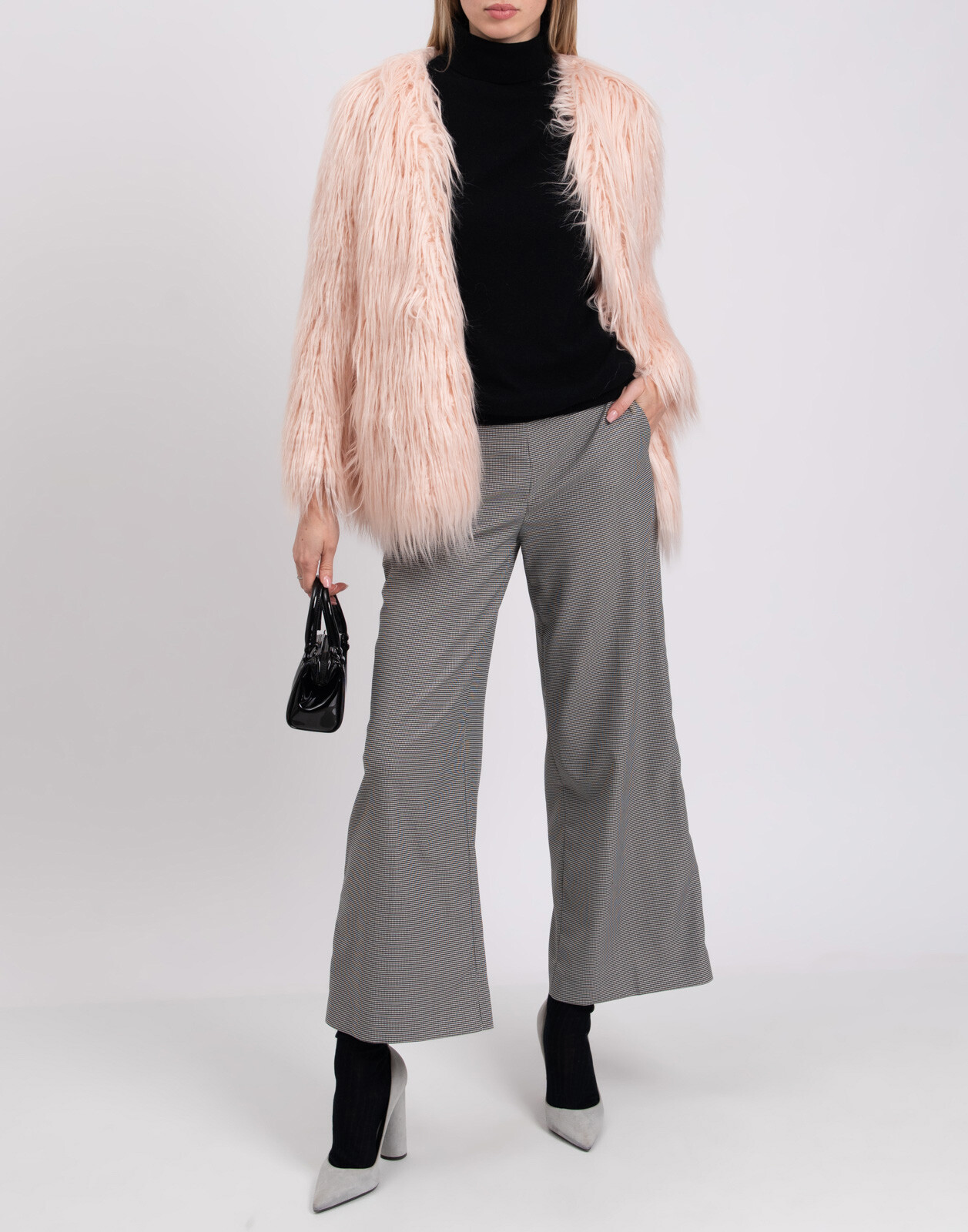 ALTRA Cappotto peloso RRP$340 TART COLLECTIONS taglia XS completamente foderato