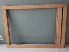 Vintage Beech Wooden Sweden  Weaving tapestry Loom in working condition