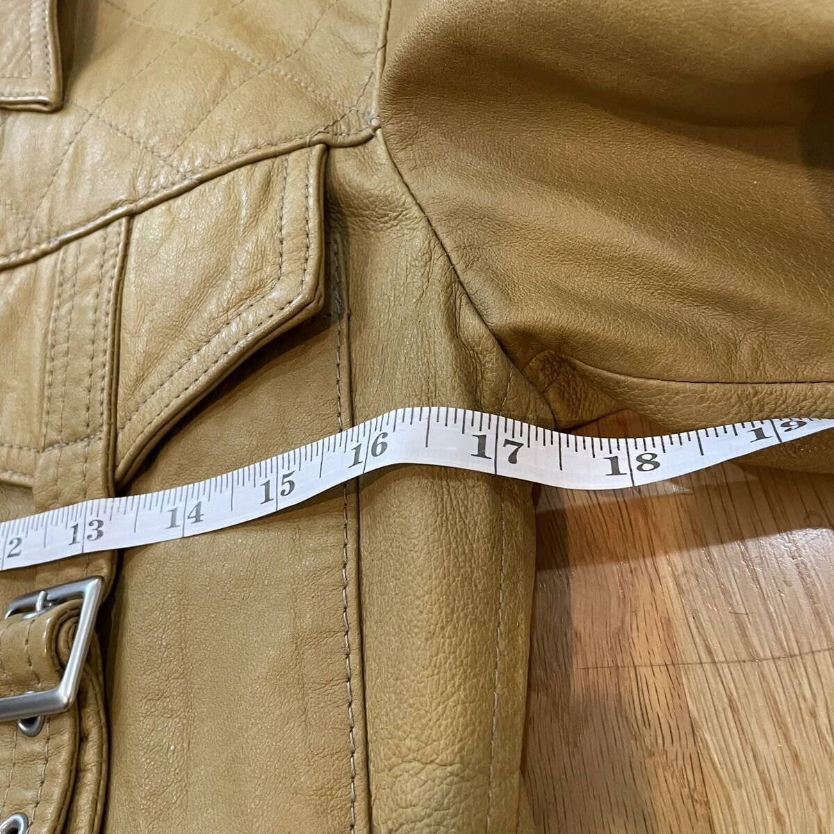Tornado Mart Japan Yellow Leather Shirt Jacket Zip-up Men's Tornado Mart Japan Yellow Leather Shirt Jacket Zip-up Men's