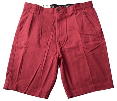 PLUGG CLOTHING Men's Shorts (SIZE 36) Flex Waist Flat Front NANTUCKET RED New!