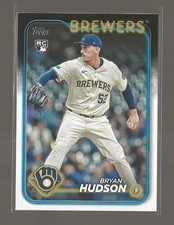 2024 Topps Update Bryan Hudson Rookie #US105 Milwaukee Brewers