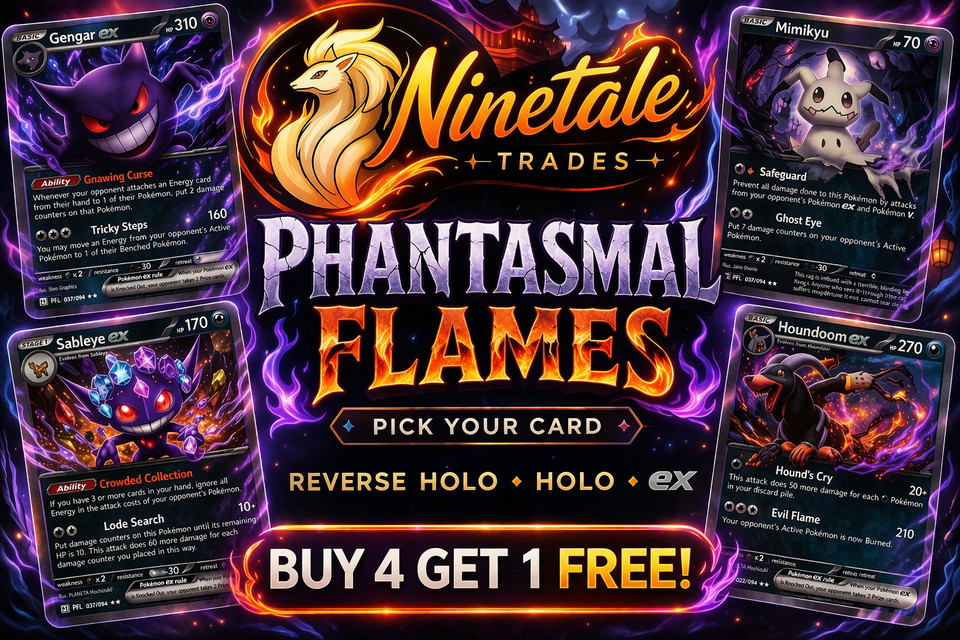 Pokémon Phantasmal Flames: Pick Your Card - NM TCG