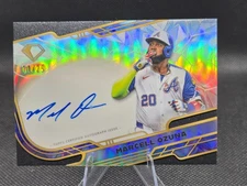 2025 Topps Diamond Icons Marcell Ozuna Chrome Refractor Auto 11/25 #ACC-MO