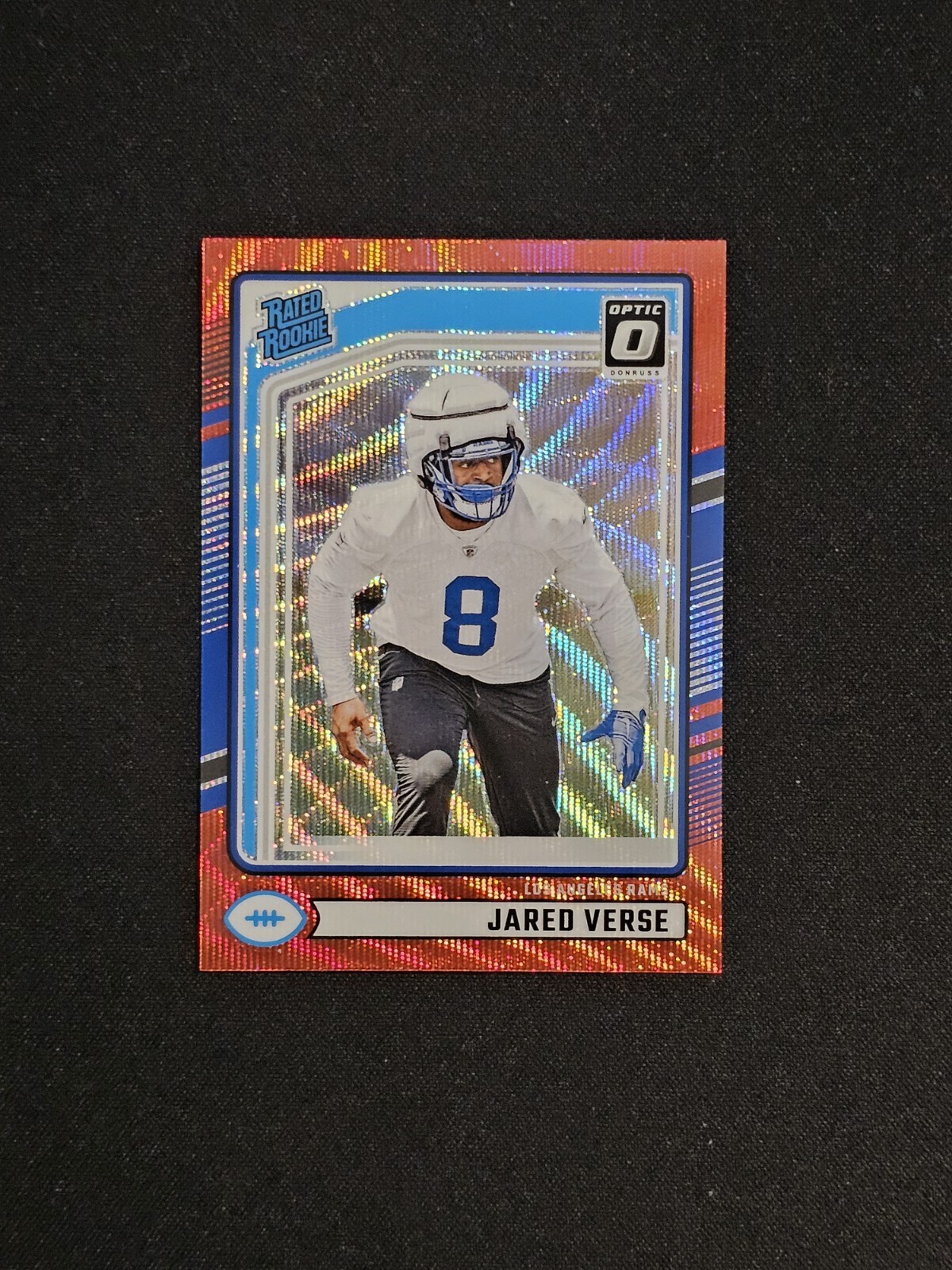 Jared Verse Panini Prizm #341 Red Wave