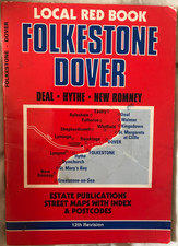 Estate Publications Red Book - Folkestone Dover Street Maps with Index
