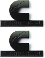 Yoaoo 2pack Oem Black Cummins Turbo Emblem Badges Compatible With 2500 Yoaoo 2pack Oem Black Cummins Turbo Emblem Badges Compatible With 2500