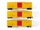 N Scale **US ARMY* 50' Box Cars #29380,29387,29391 - Roundhouse 8895, MTL Cplrs — photo 2