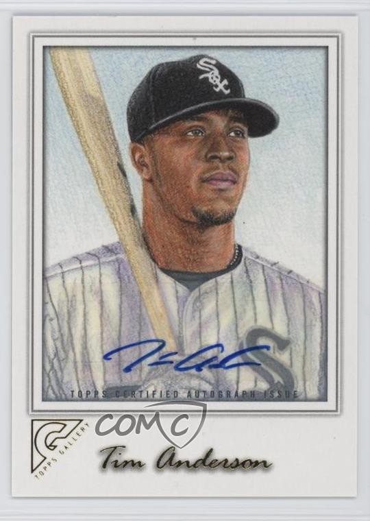 2017 Topps Gallery Auto Tim Anderson #36 Auto 1r45