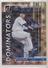 2020 Panini Donruss Dominators Gold 18/99 Hyun-Jin Ryu #D-6 0jj3