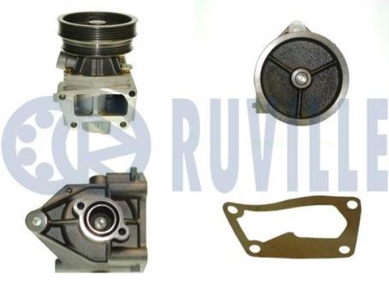 Pompe à eau thermique RUVILLE 56825 à haut débit pour moteurs FIAT et LANCIA