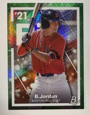Blaze Jordan 2021 Bowman Platinum Precious Elements Green #d 57/99 #PE-3 Rc