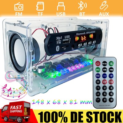 DIY FM Radio Electronic Kit Soldering Project Bluetooth Lautsprecher Geschenk