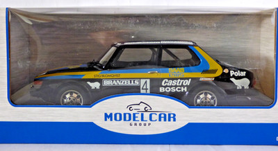 Model Car Group MCG 1:18th scale Saab 99 EMS Rally Sweden 1977 Blomqvist/Sylvan