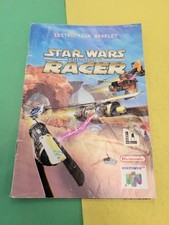 Manual - NO GAME - Good - Star Wars Episode I Racer - Nintendo 64