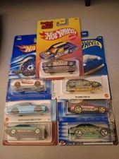 Hot Wheels Lot of 7: Datsun 510, Toyota AE-86, Honda Civic, Nissan Skyline Supra