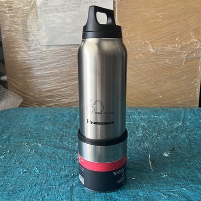 Sigg 24 oz stainless steel thermo flask/ Grenzebach 60 years