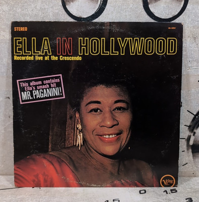 Ella Fitzgerald Ella In Hollywood Live At The Crescendo Vinyl 1961 Verve V6-4052