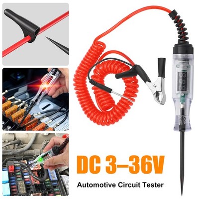 Automotive Circuit Tester 3V-120V LED Test Light Voltmeter Polarity Digital Pen
