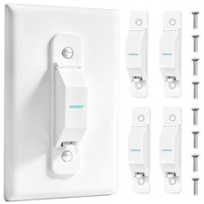 4 Pack Light Switch Cover Guard Switch Lock With Glow In The Dark Effect