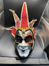 Venetian Jester Mask Mardi Gras Masquerade Ve...