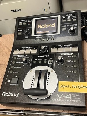 Roland Compact Video Mixer V-4EX 4 Schwarz Kanäle 10 Eingänge 3 Ausgänge Gebr...