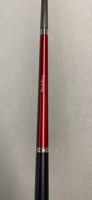 Cuetec Shane Van Boening Red and Black Two-Piece Billiard Cue with Silver Trim