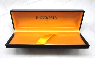 Waterman Le Man  Ideal  French Sterling Silver Minerva Case - Box Only, empty
