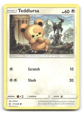 Teddiursa SM - Cosmic Eclipse 171/236 LP Pokemon